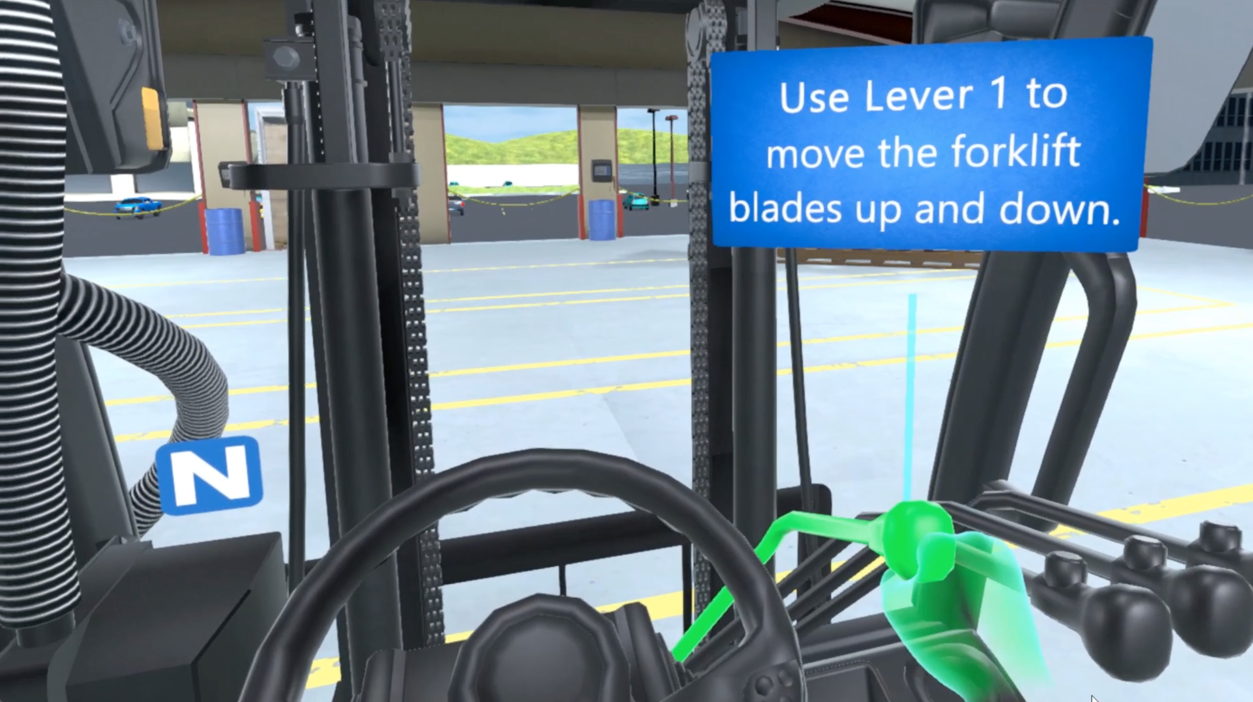 Forklift Training in VR