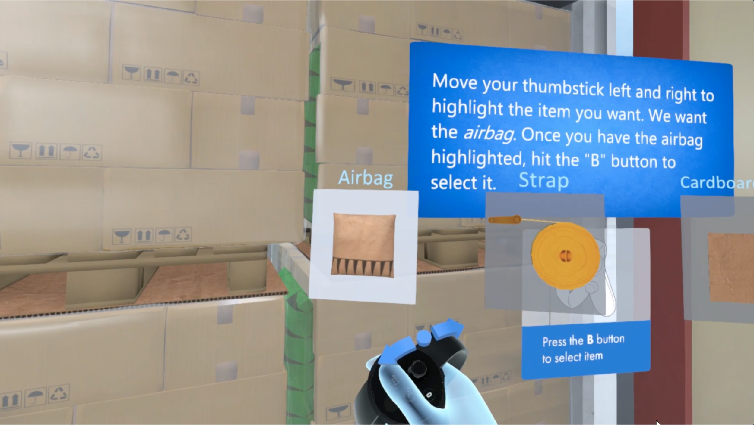 Forklift Training in VR