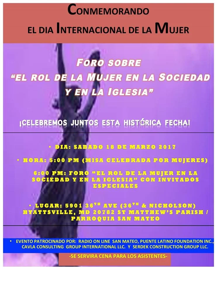 Conmemorando El Dia Internacional de la Mujer