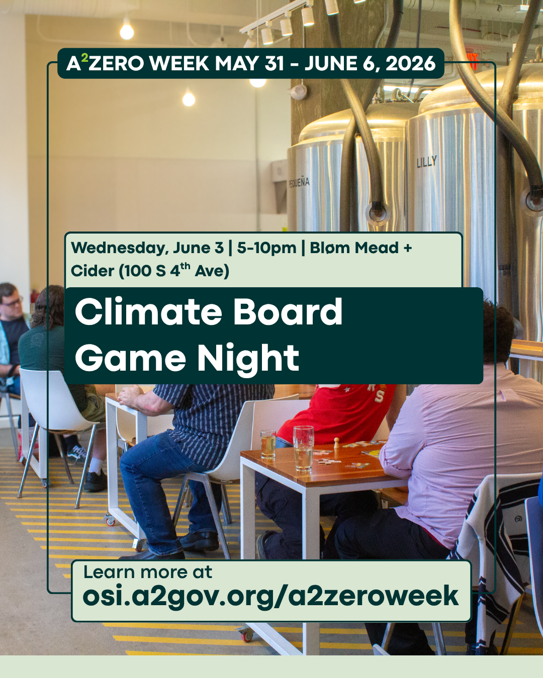 A2ZERO Week - Climate Board Game Night