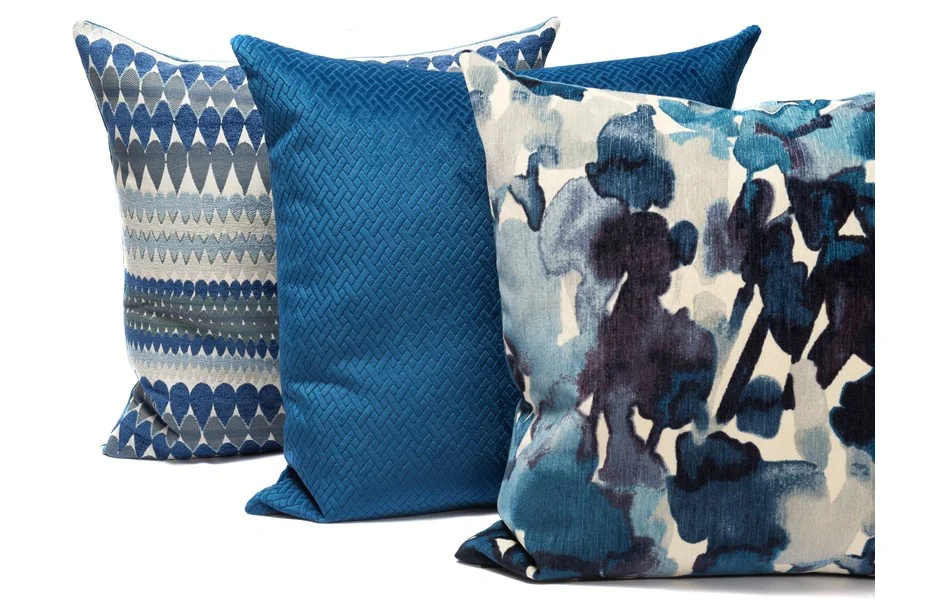 DV Kap Pillows Navy, Patterned