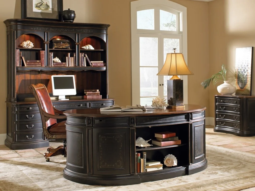 Ashley Furniture Traditional Office Oval Desk