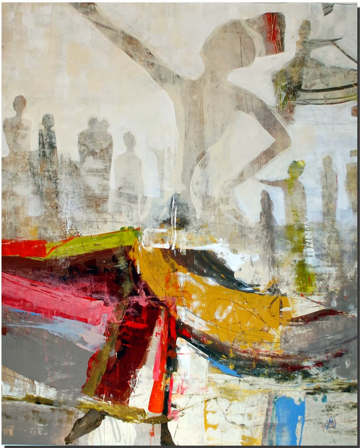 Delano Art Abstract Colorful