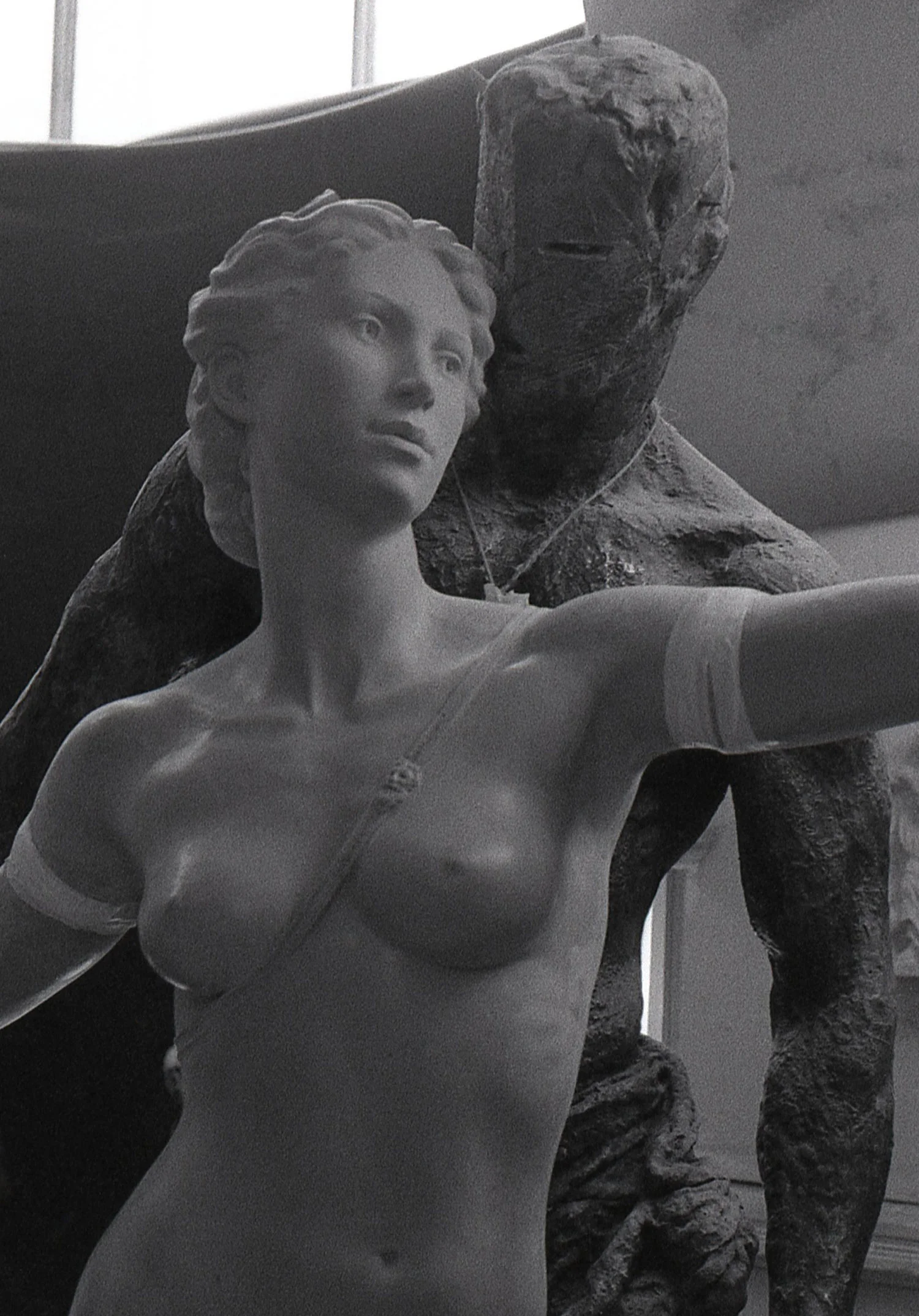 Sculpture in the studio of David LaRocca