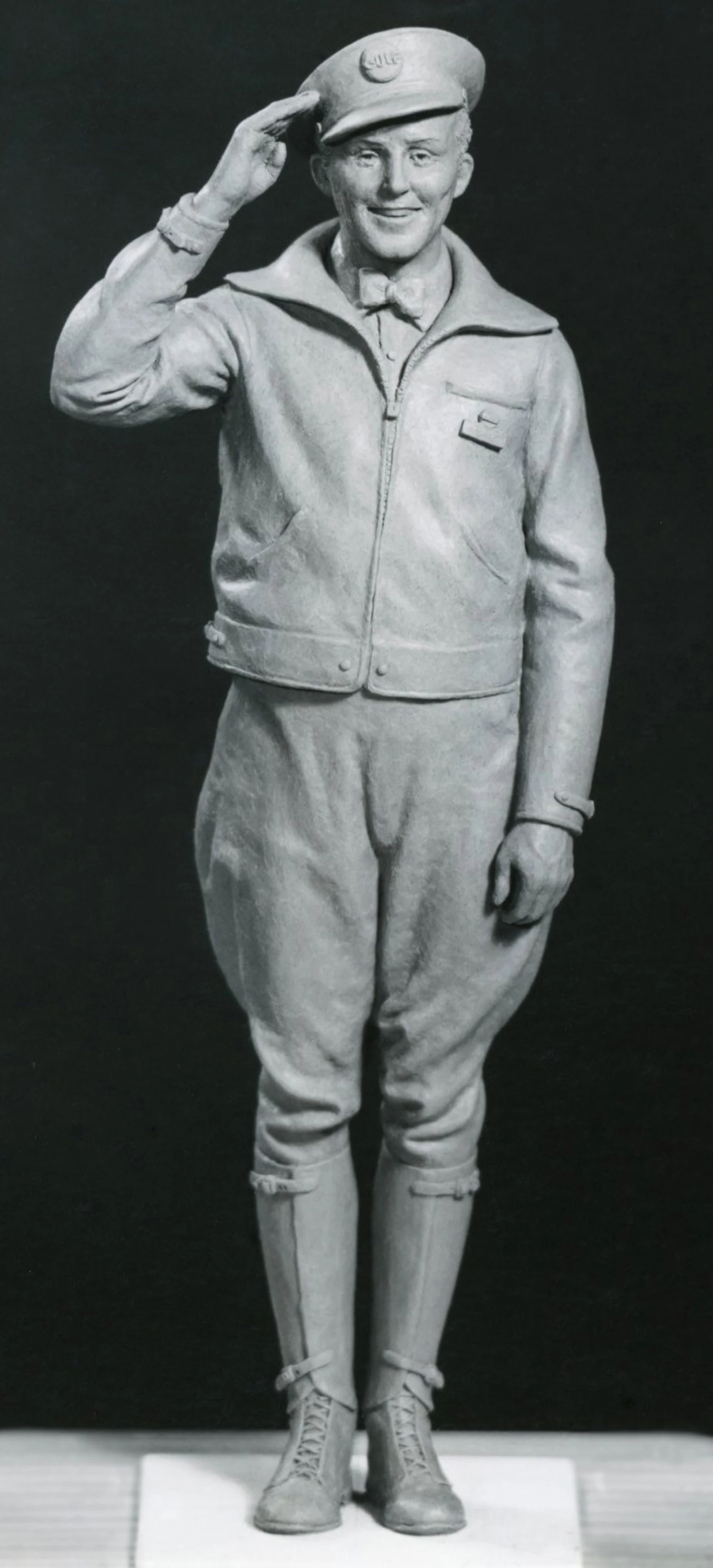 Gulf Oil Man sculpture, by David LaRocca