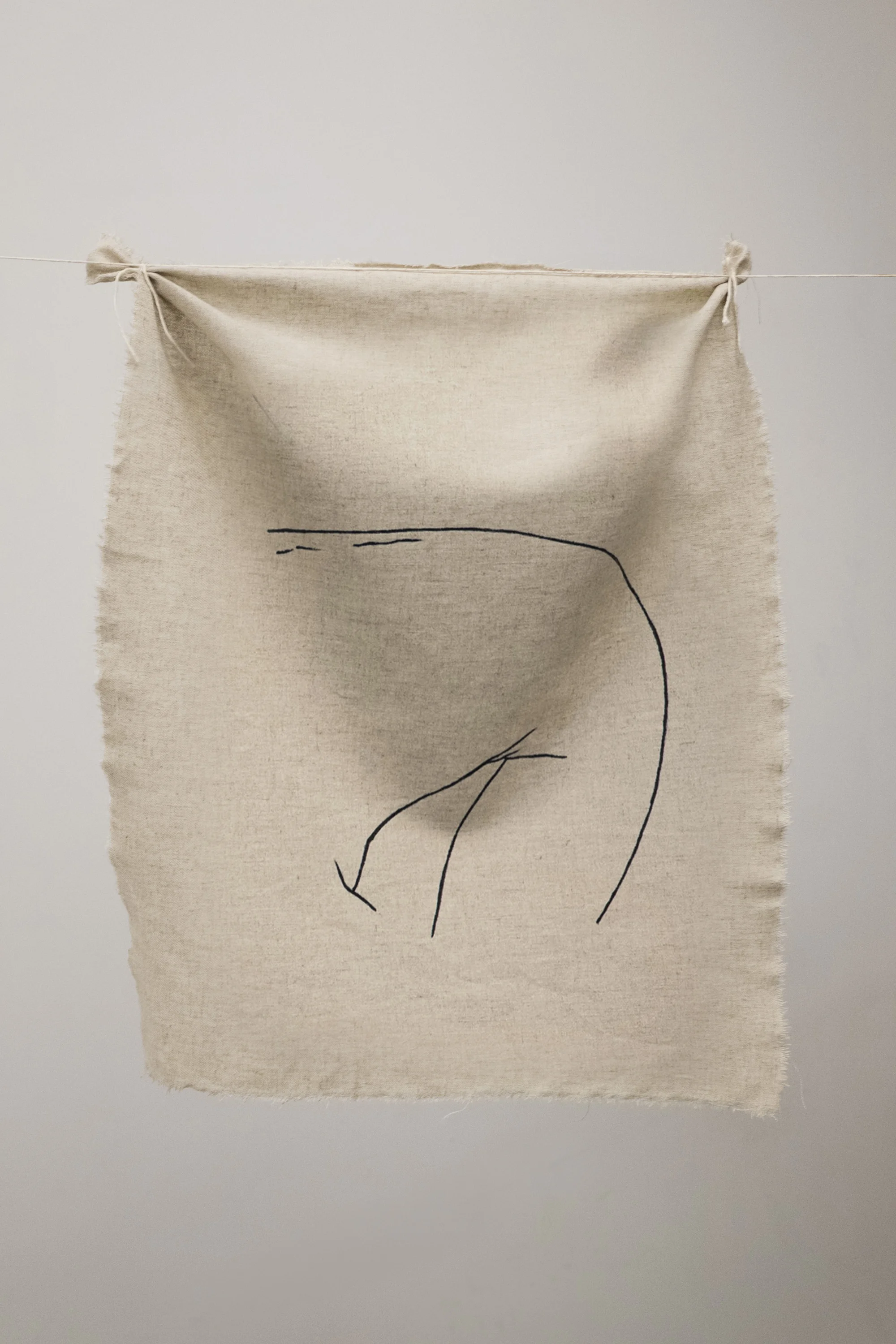 Nude linen I / Wall tapestries
