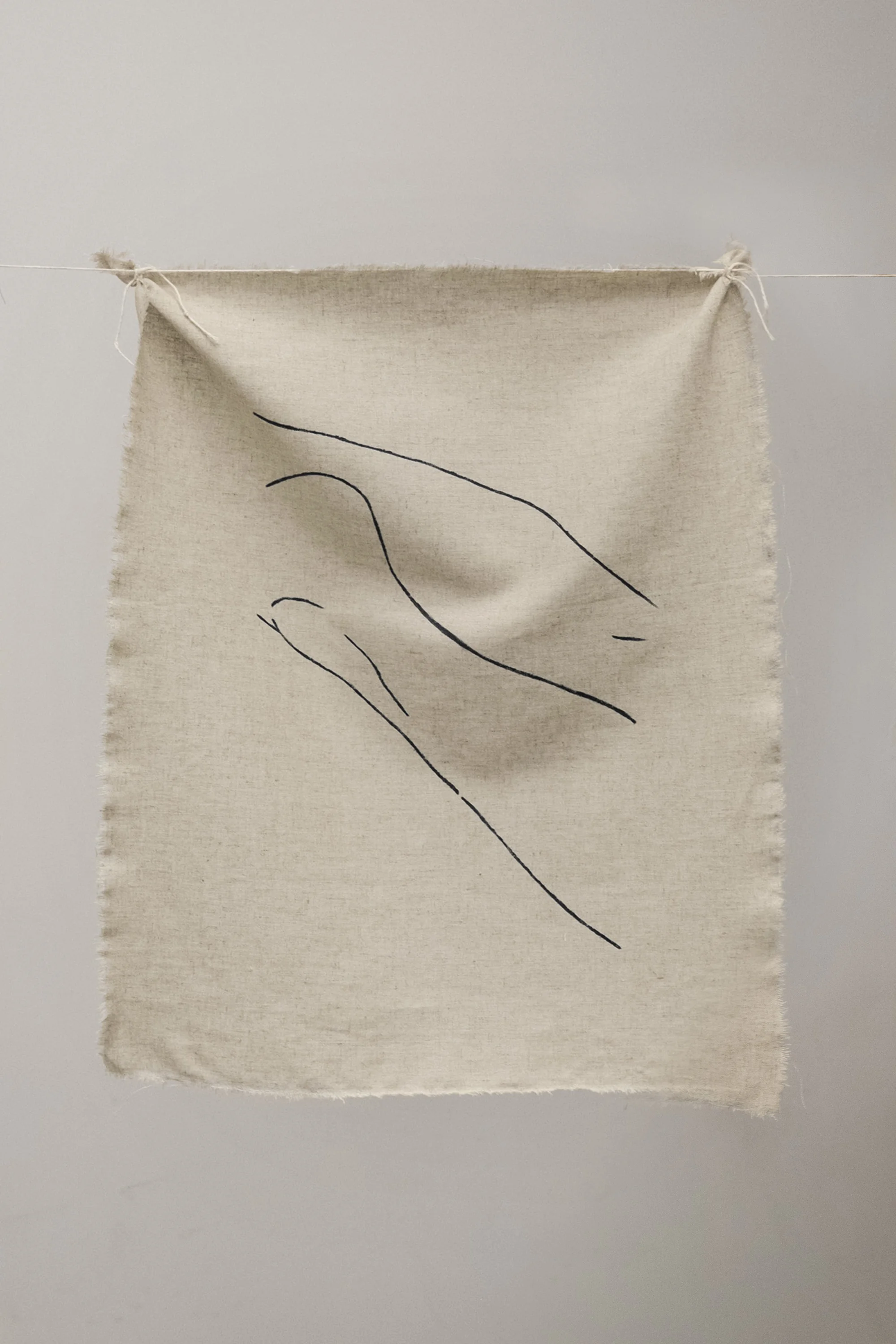 Nude linen II / Wall tapestries