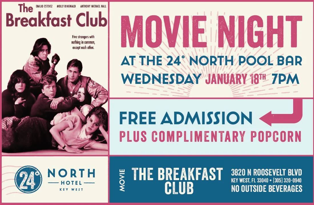 24 North Movie Night:  The Breakfast Club