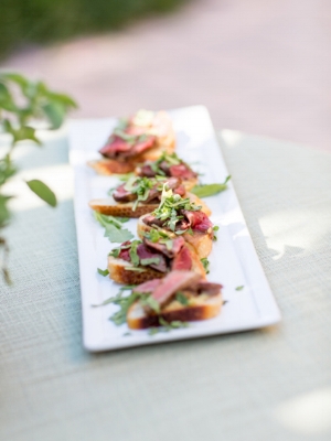 Sirloin Beef Crostini With Onion Jam taken by Michael + Anna Costa