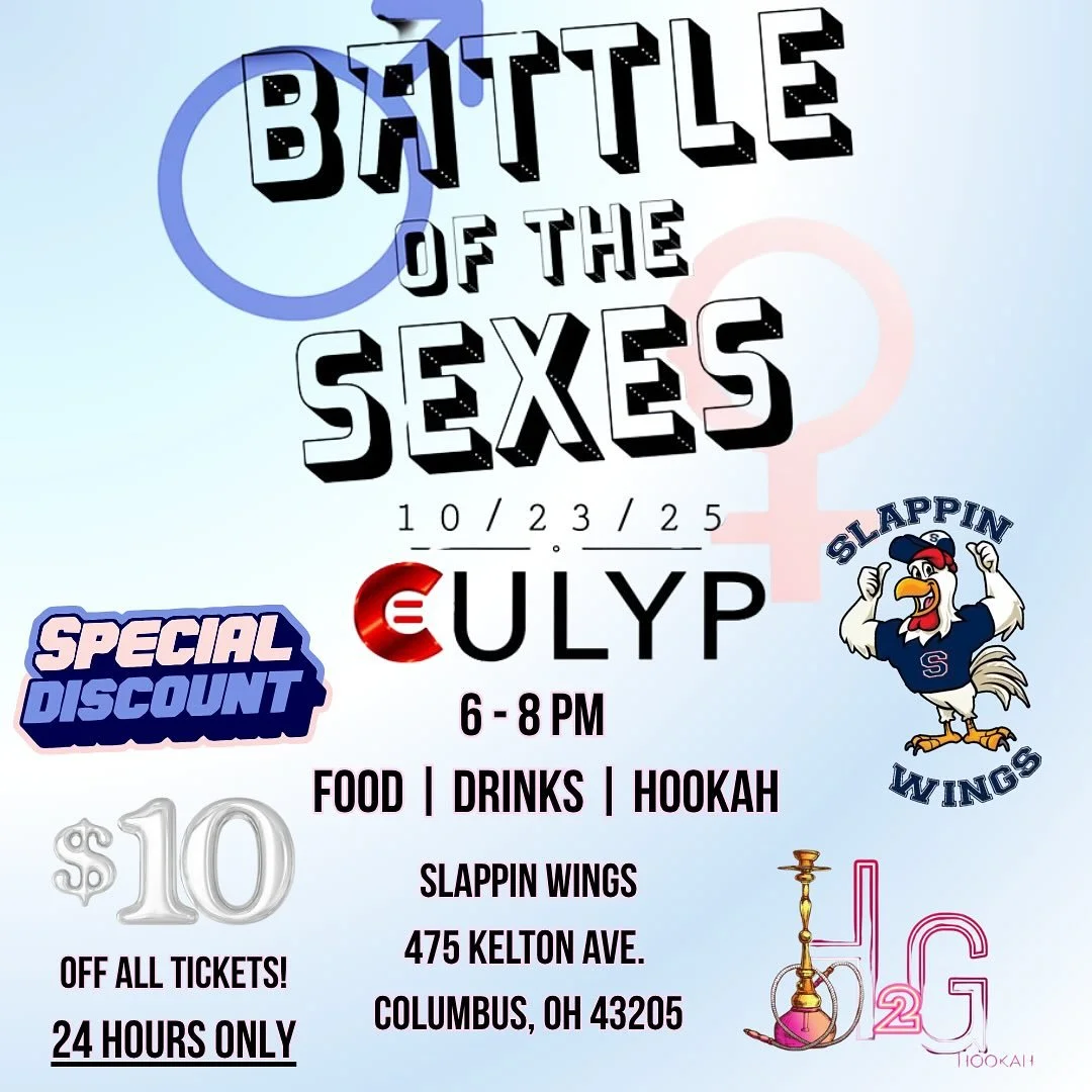 💥 24-HOUR FLASH SALE 💥
We&rsquo;re turning up the heat for Battle of the Sexes 🔥 In honor of CULYP&rsquo;s 10-Year Anniversary, tickets are $10 off for packaged tickets($5off GA) - but only until 10:30AM tomorrow (10/22)!

Join us Thursday, Oct. 2