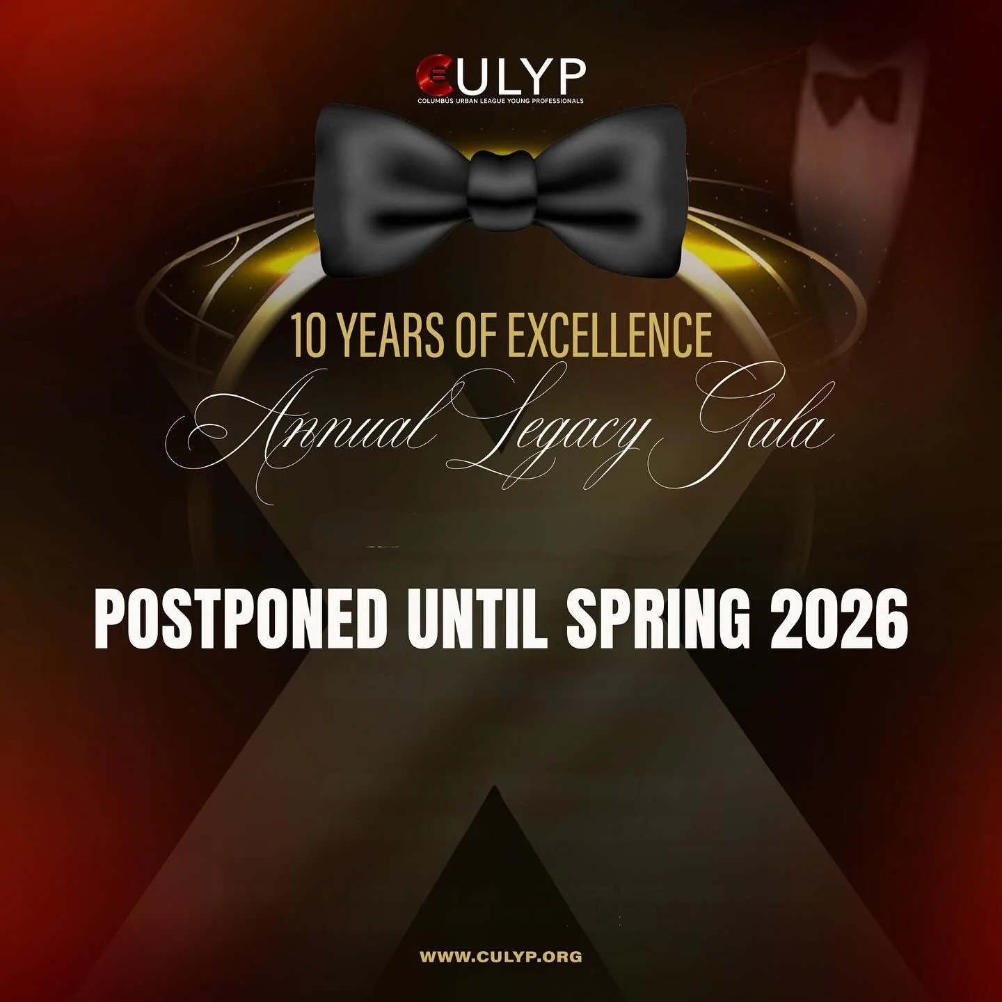 After careful consideration, we have made the decision to postpone our 10 Years of Excellence Annual Legacy Gala to February 2026. While this was not an easy decision, we believe taking additional time will allow us to deliver the high-quality celebr