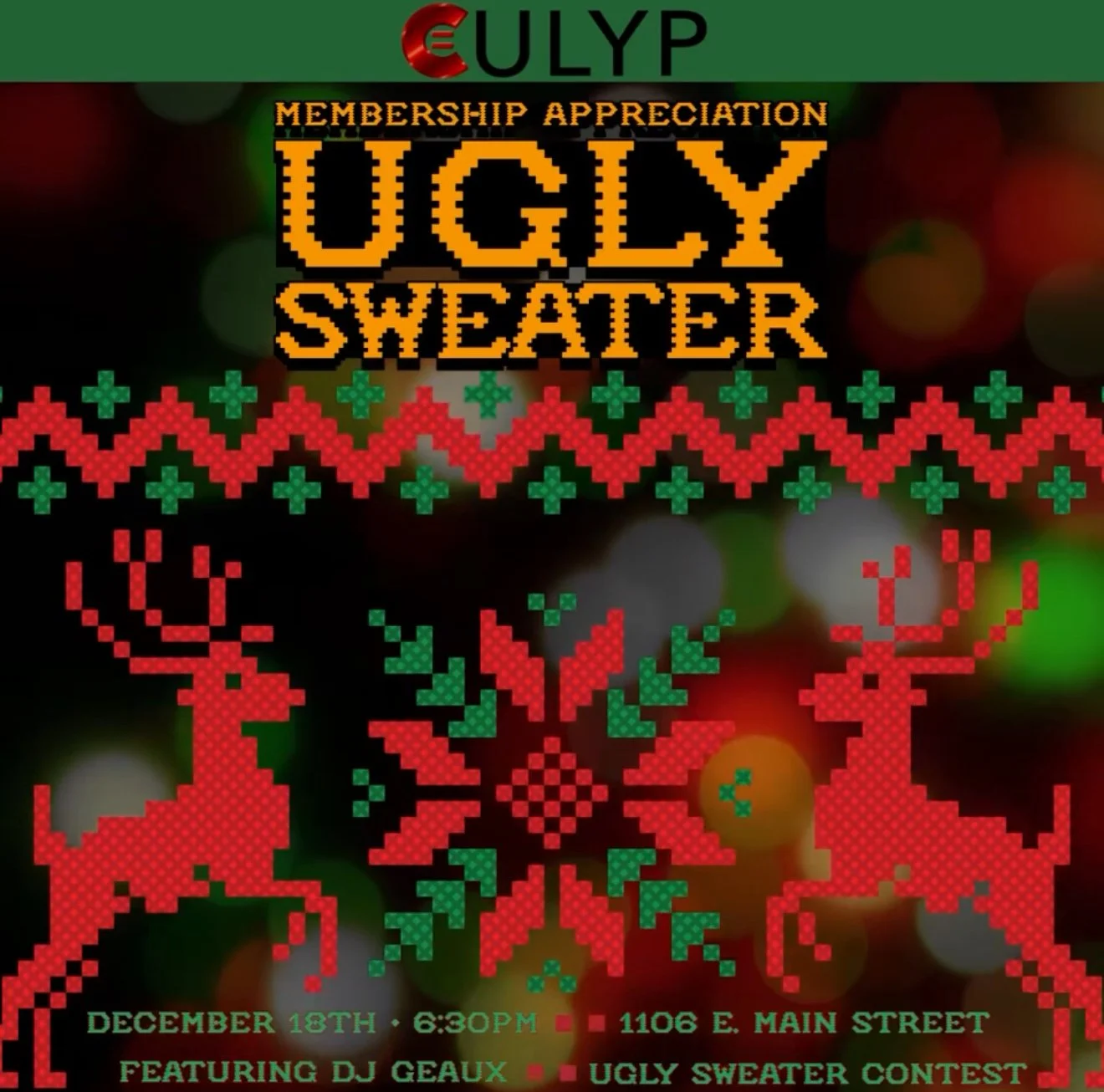 CULYP Ugly Sweater Member Appreciation Party