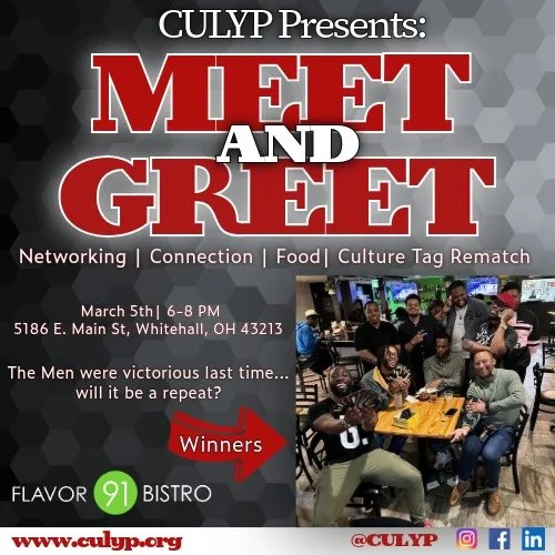 The last time we were at @flavor91bistro, the men were victorious in Culture Tags. 

Now we&rsquo;re returning to for another evening of meaningful connections, great food, and a little friendly competition. Can the men defend their title, or will th