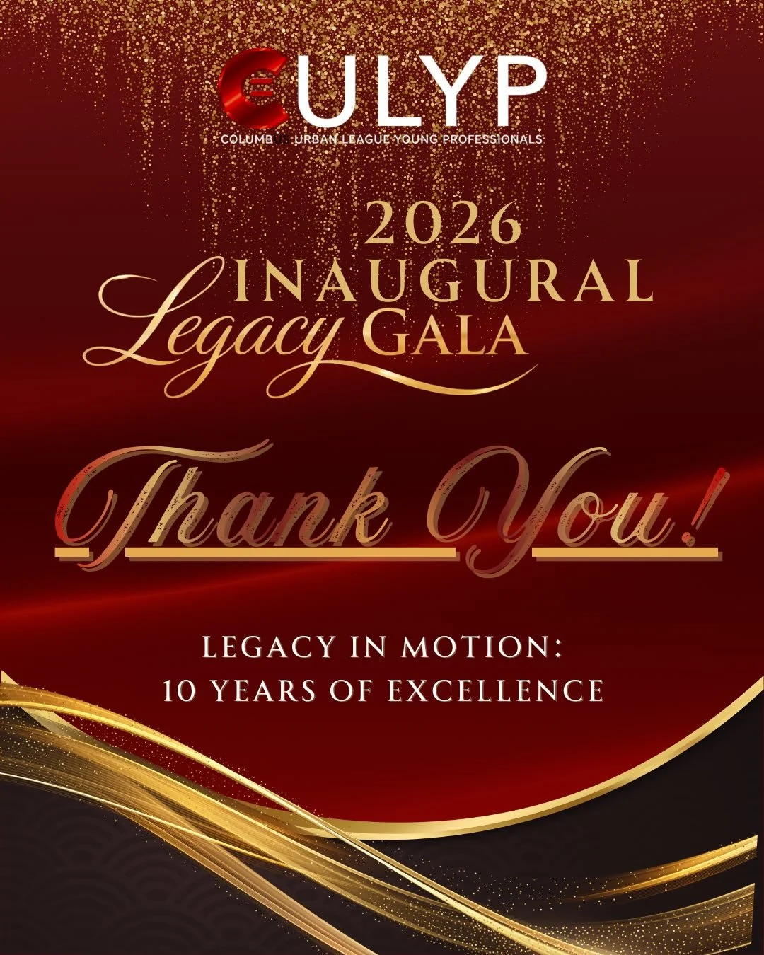 A night we will never forget.

Thank you to everyone who made the Inaugural CULYP Legacy Gala a success. From our sponsors to our partners, your support helped bring this vision to life and continues to move the mission forward.

A special thank you 