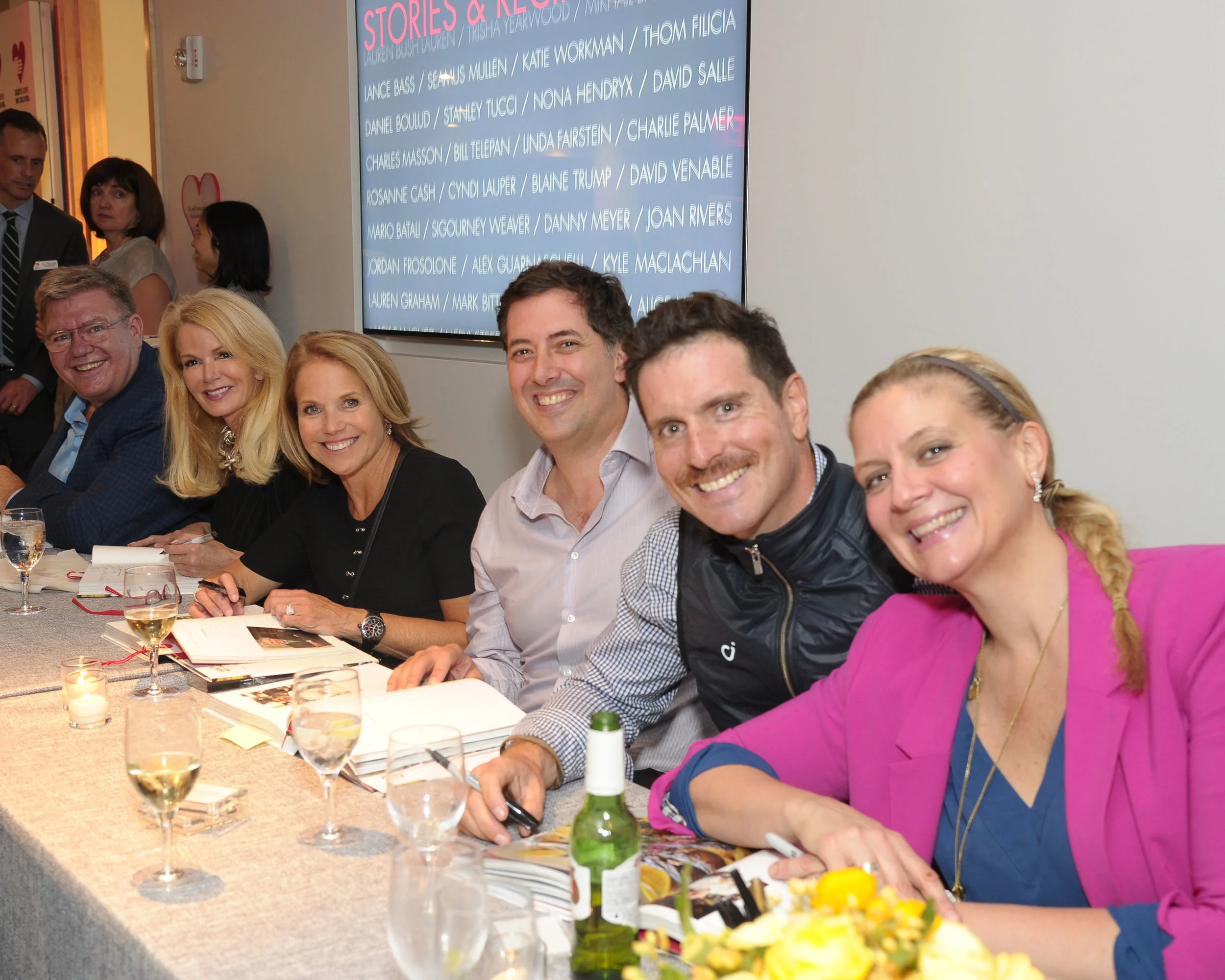49_6361072521542852604952456_35_GLOVE1_SELECTS_OH_Chuck Piekarski, Blaine Trump, Katie Couric, Mike Anthony, Seamus Mullen & Amanda Freitag.JPG