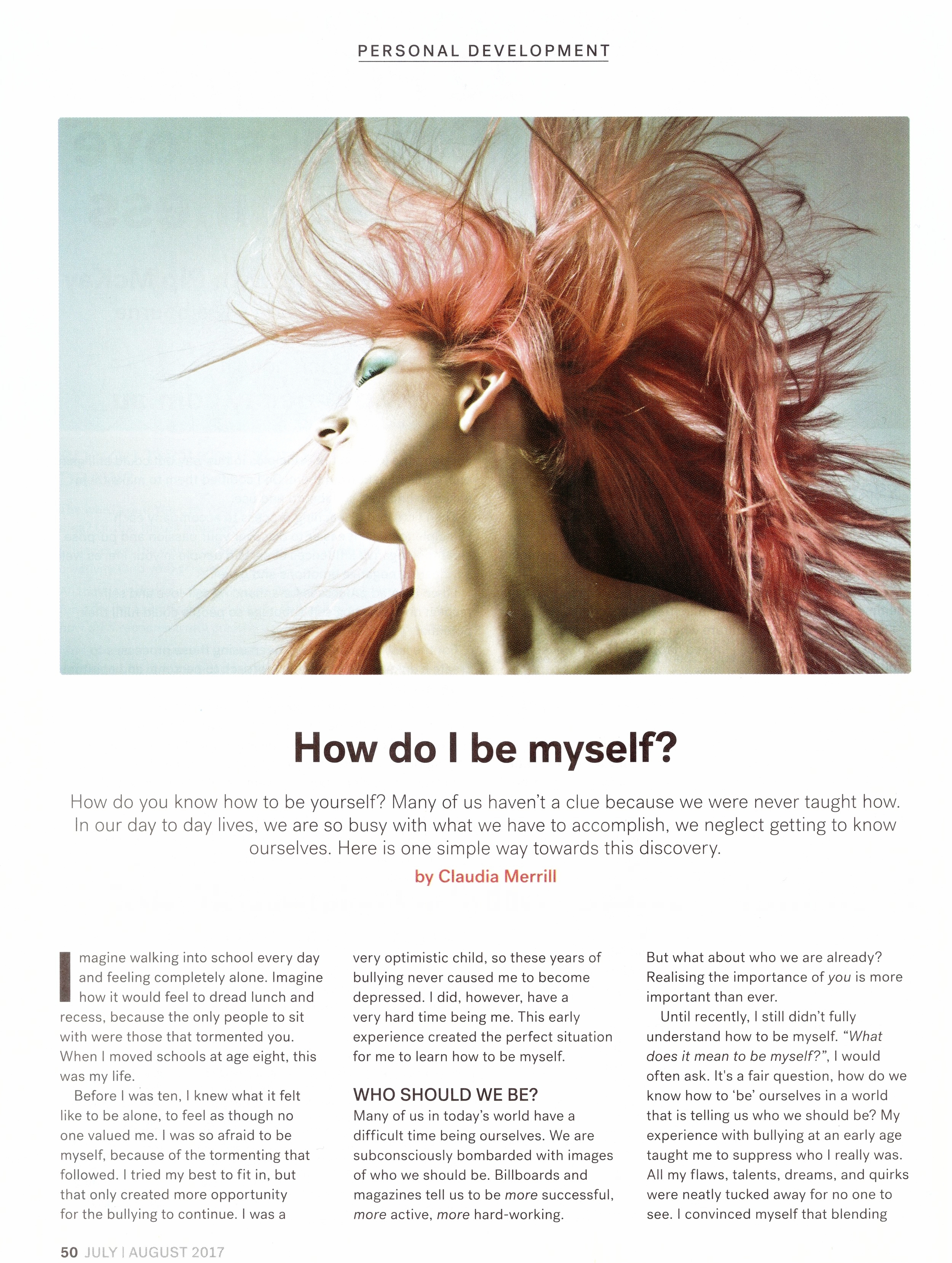 How Do I Be Myself? | Living Now Magazine