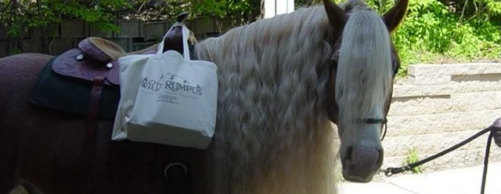horse w wild rumpus bag.jpg
