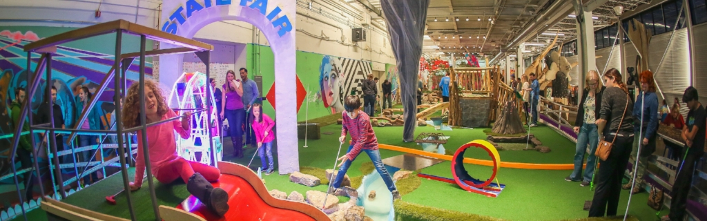 Drinks and Mini Golf at Can Can Wonderland
