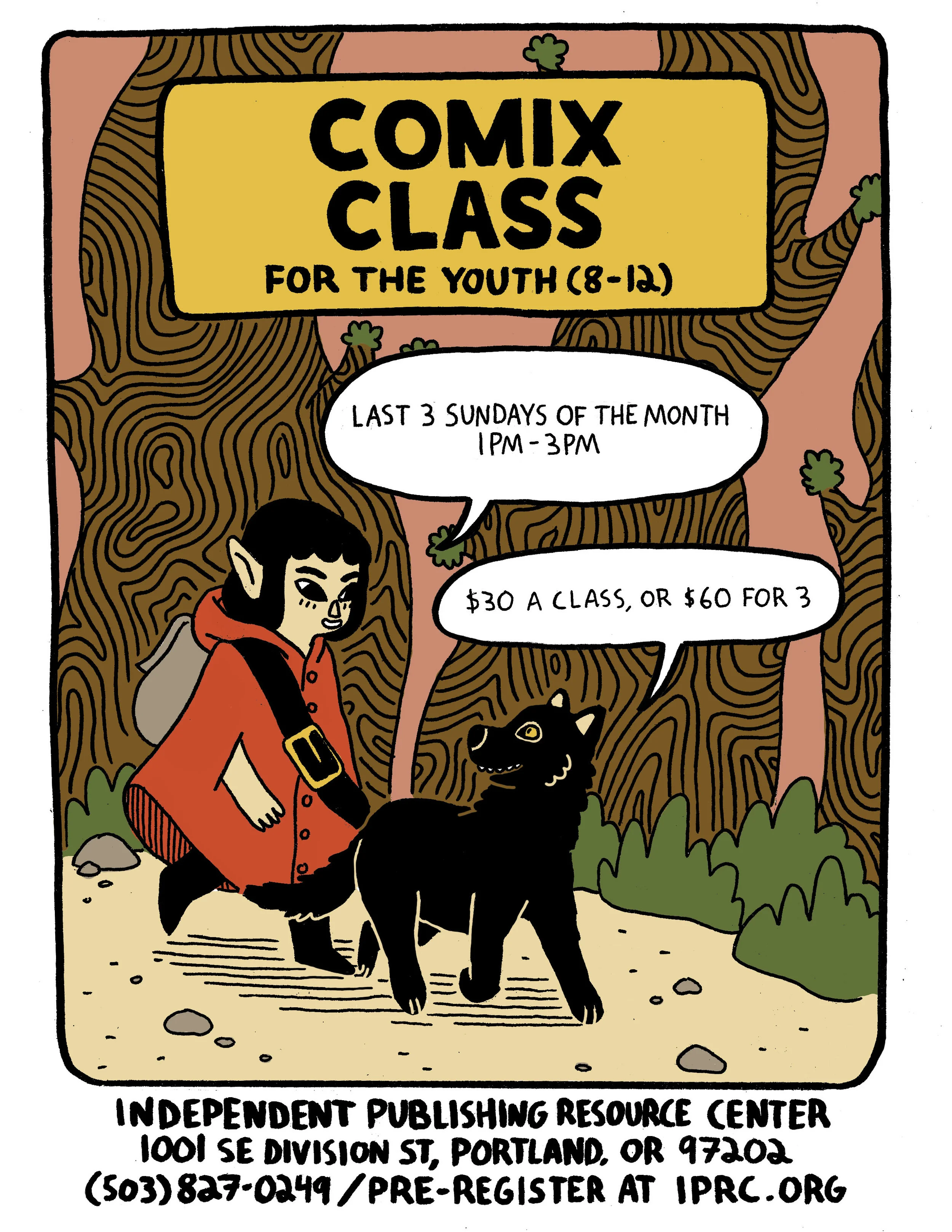 Comix Class Spring Flyer