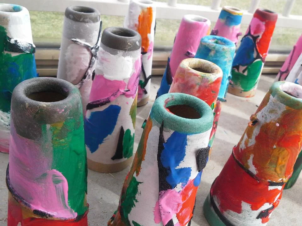 Little pots made by little people - Growing Stages 2014