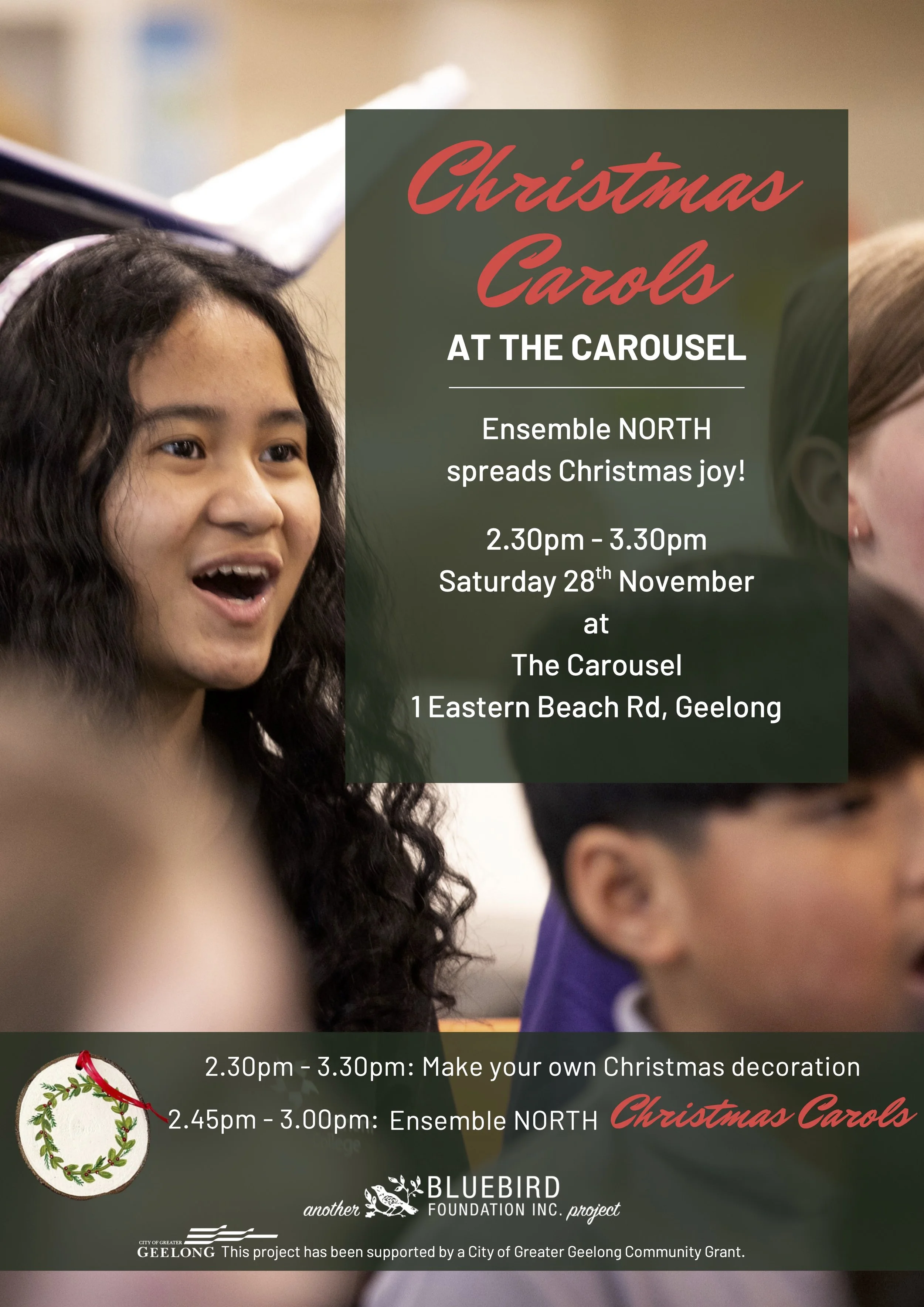 Carols &amp; decoration-making at the Carousel