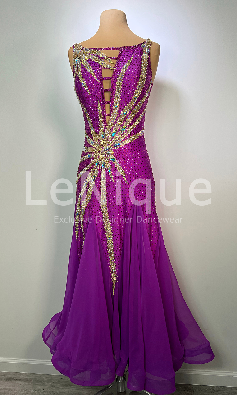 slim fit dress slacks Savanna Luxury Girls Dress - Royal Purple