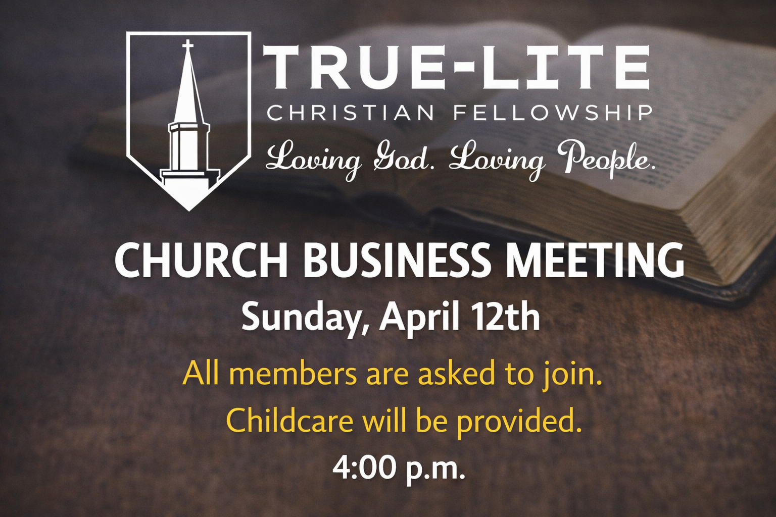 Church Business Meeting