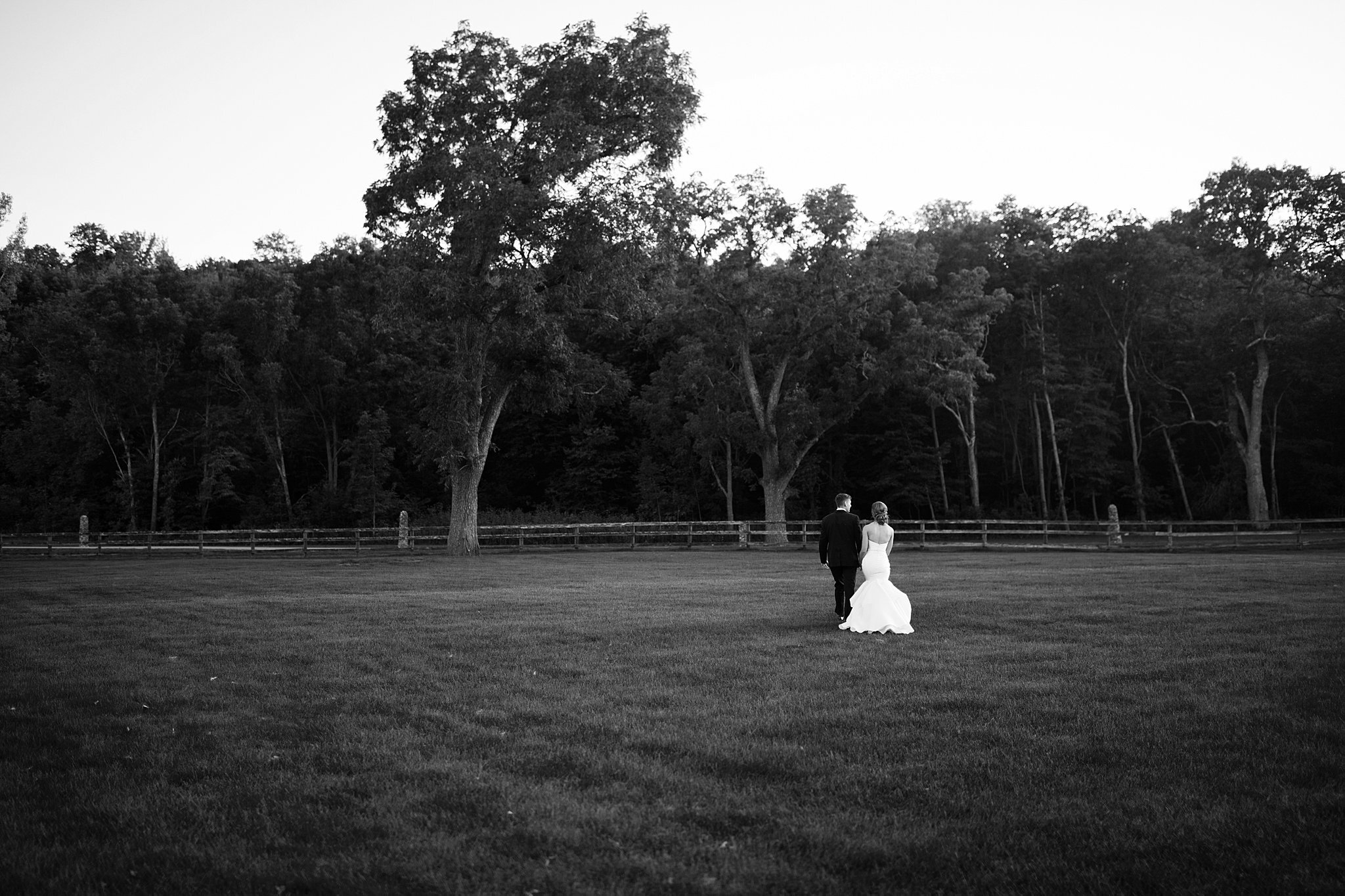  Bride and groom during sunset at Mayowood Stone Barn 7 of 13. 