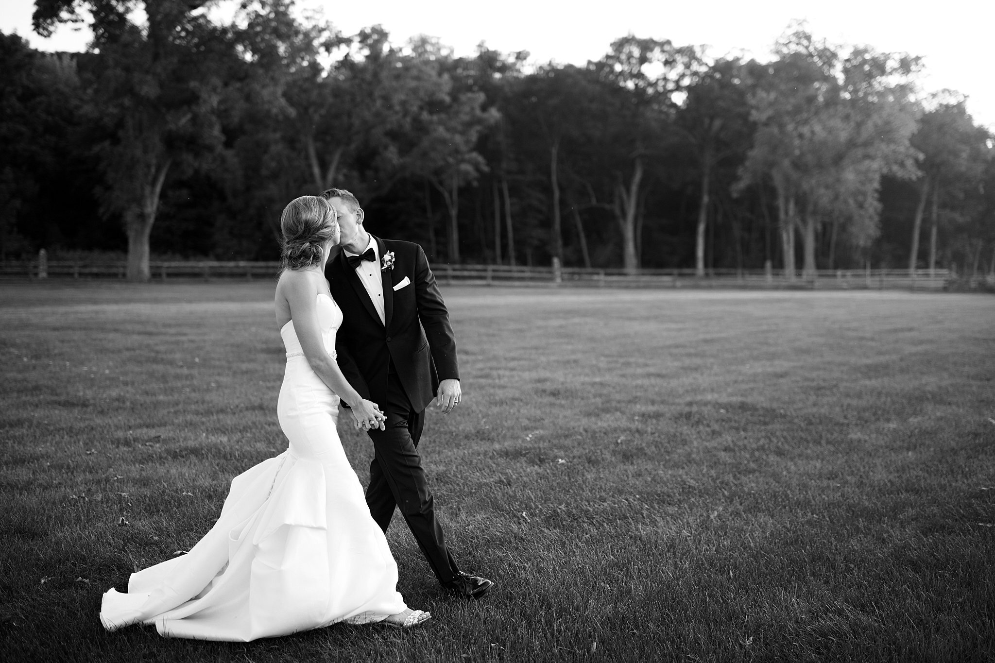  Bride and groom during sunset at Mayowood Stone Barn 10 of 13. 