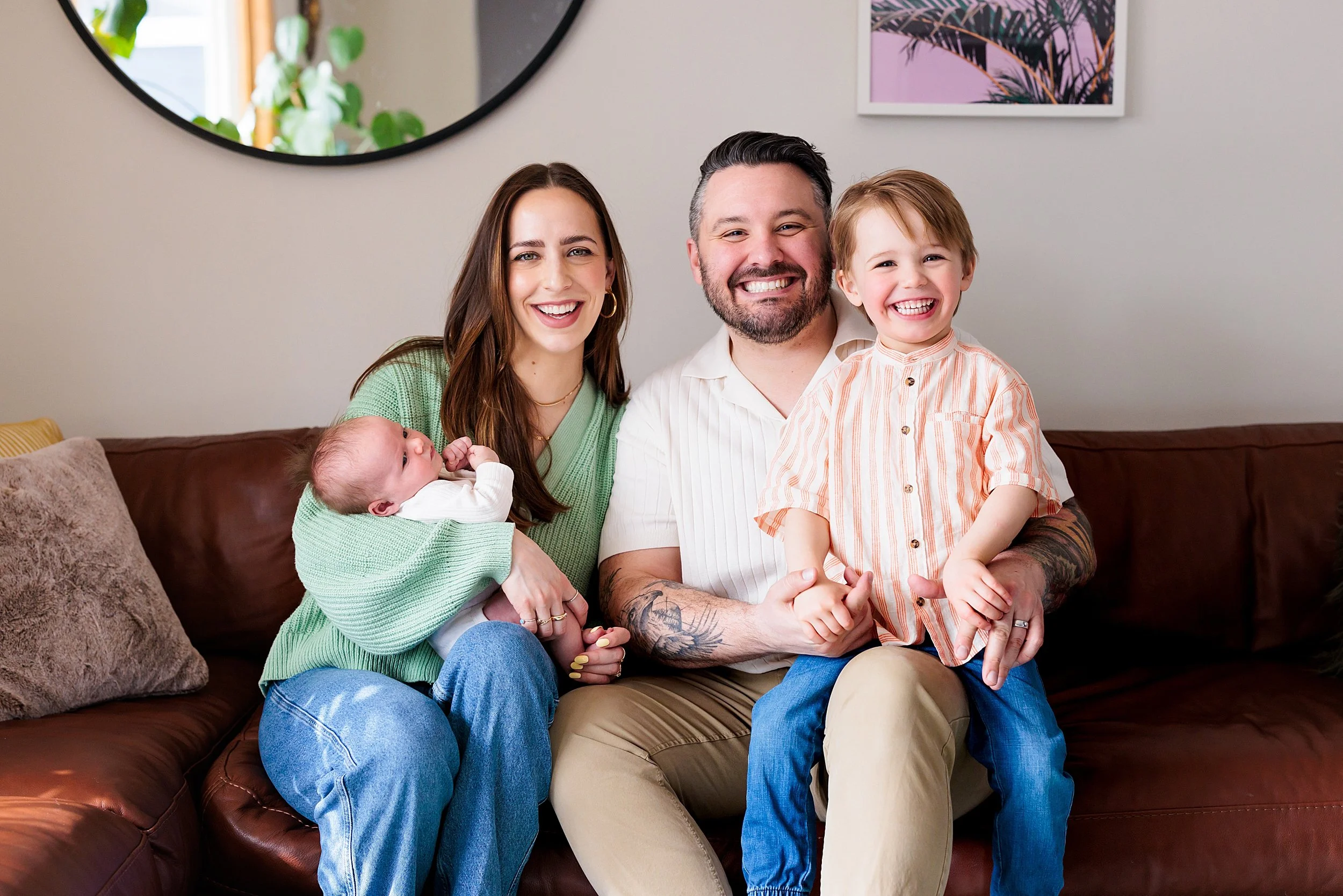 In-Home Family Session for Baby Lucy | Minneapolis Lifestyle Newborn Photographer