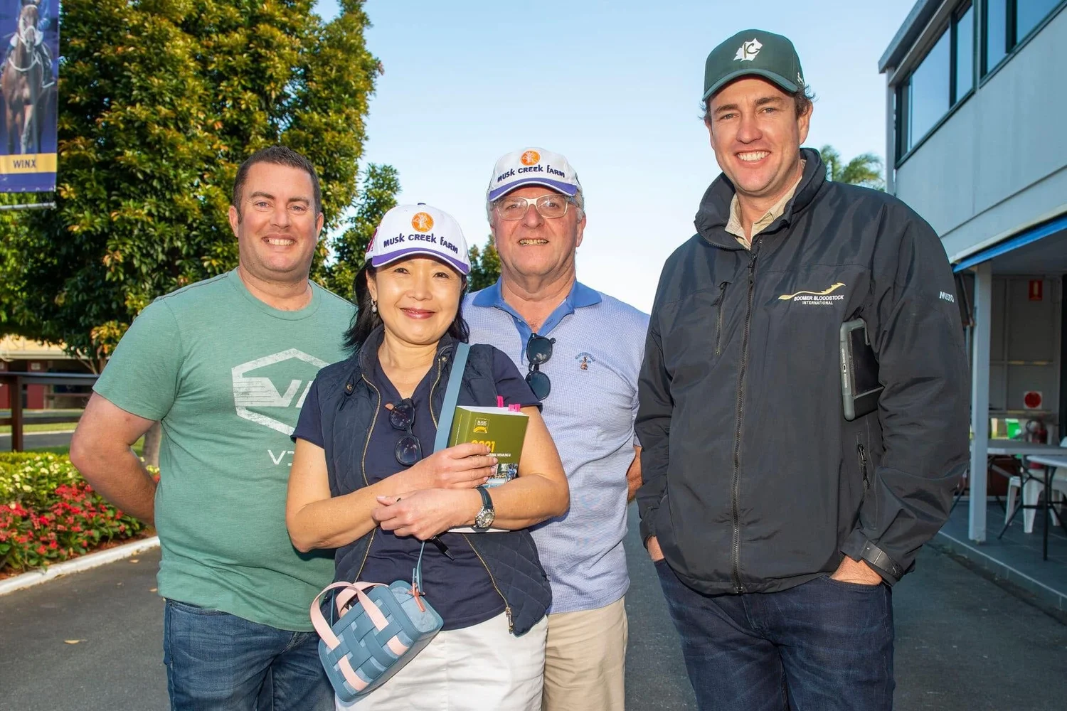 Scott Williamson (left) with Teresa Poon, David Kobritz and Craig Rounsefell