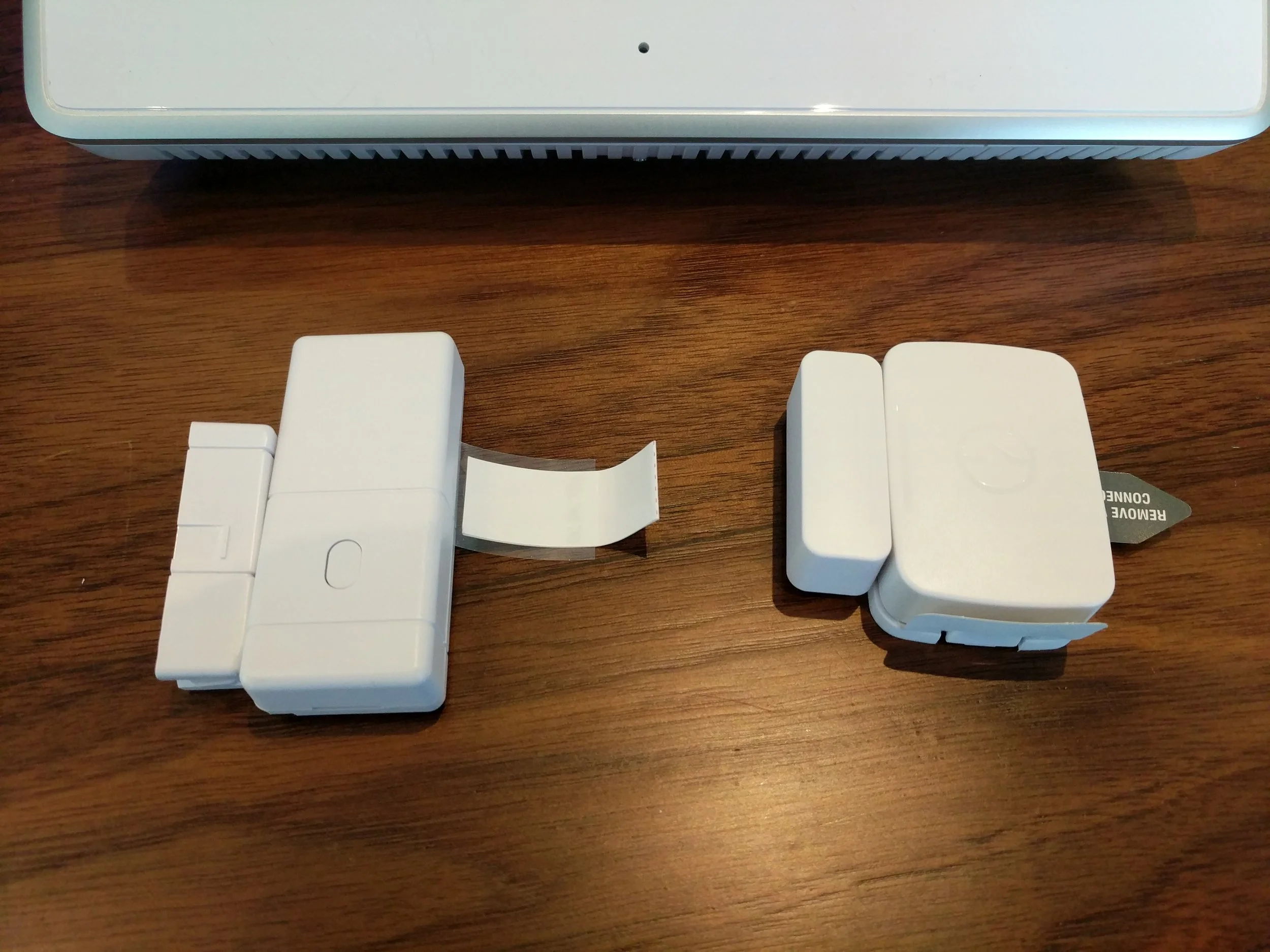 ADT on the left Samsung on the right