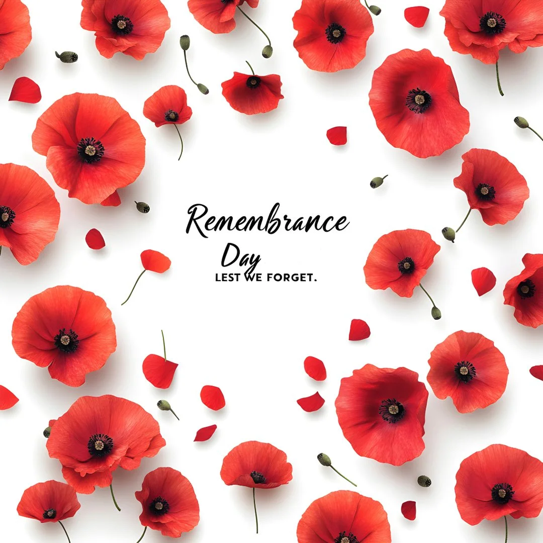 On this Remembrance Day, we reflect with gratitude on those who courageously served and those who continue to serve. Their sacrifice will never be forgotten.⁠
Lest we forget. 🌺🇨🇦