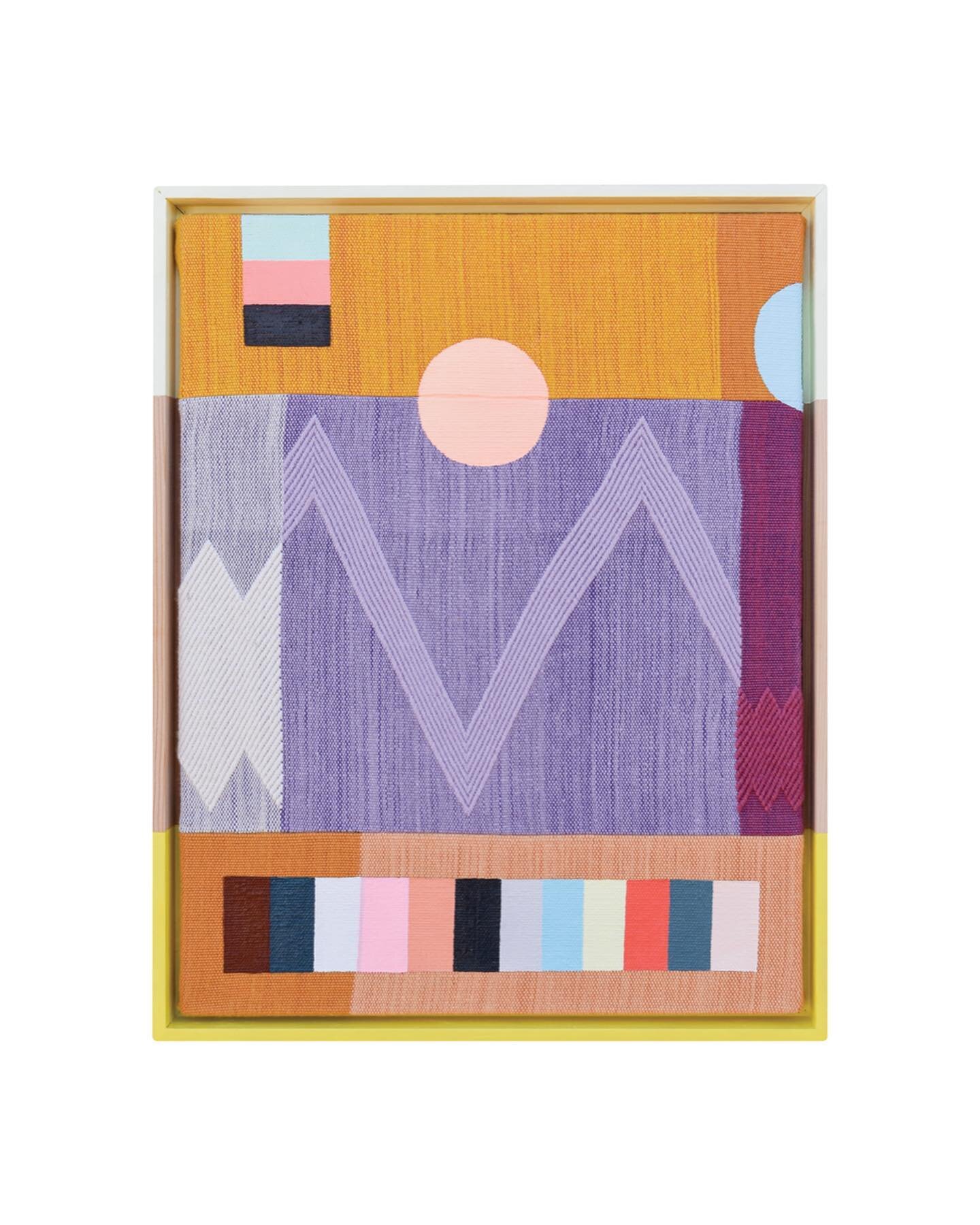 new work just in time for the holidays. now available at @madorangallery3509.

🍊

&ldquo;heater&rdquo;
acrylic on handwoven textile
14&rdquo;w x 18&rdquo;h (unframed)
15.5&rdquo;w x 19.5&rdquo;h x 2.5&rdquo;d (framed, approx)
price upon request 
inq