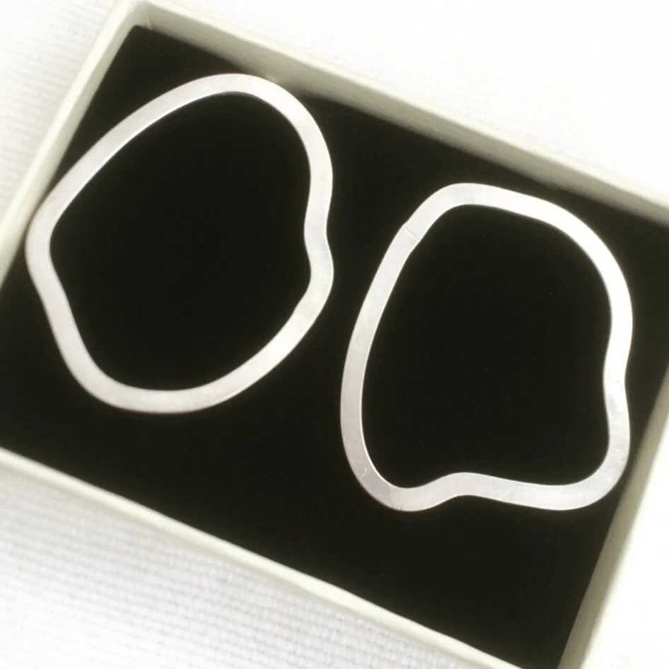 Friday vibes all round, be bold with our Squiggle Earrings. Each pair is unique and handmade to order ~~~~~
.
.
.
.
.
#modernjewellery #earrings #newstyle #silverjewellery #handmade #designer #toorder #buy #jewelleryblogger #instyle #bloggers #statem