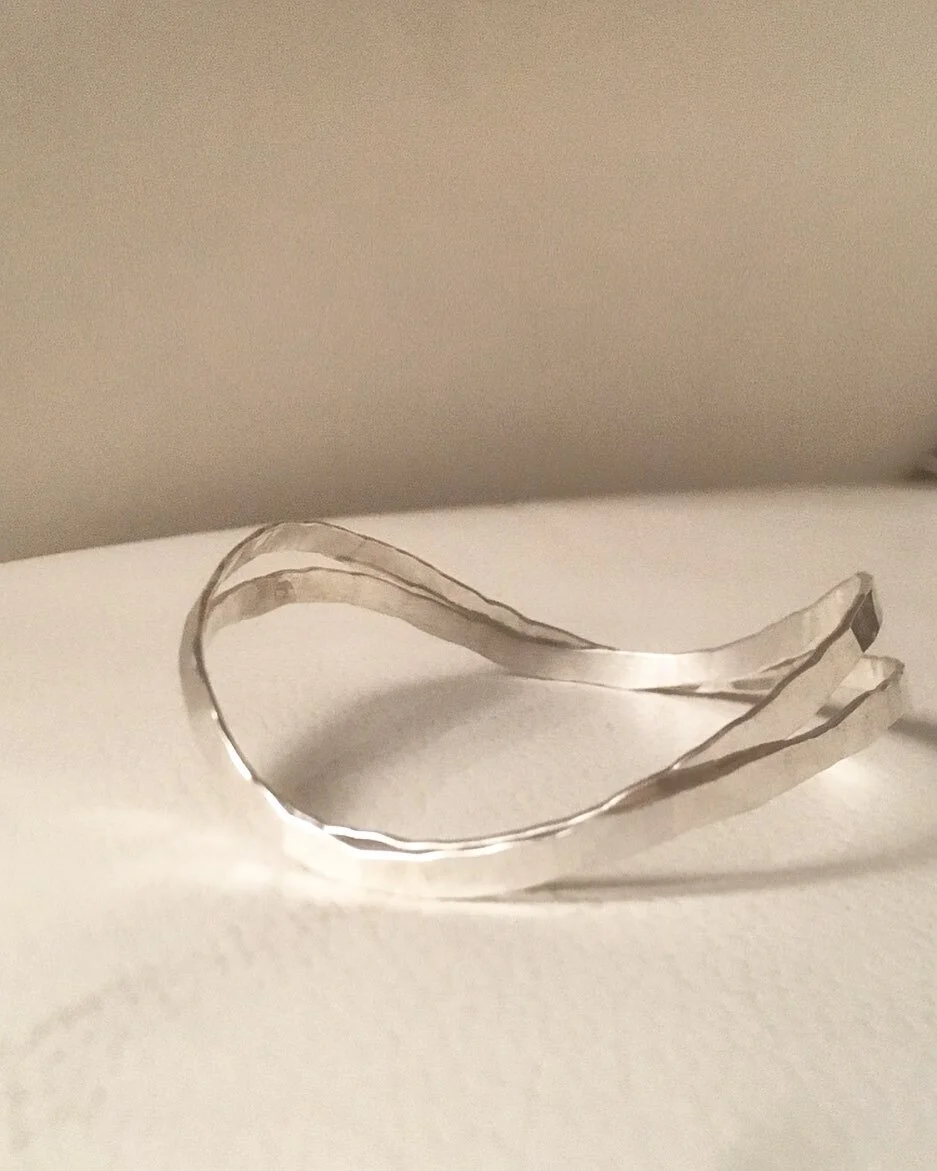 Double Looped Bangle 💫 -
-
-
-
-
 #looped #bangles #contemporarydesign #modefashion #gift #handmade #buynow  #britannia #modernjewellery #highpolish #jewellerylover #instyle #photography #minimalist #design