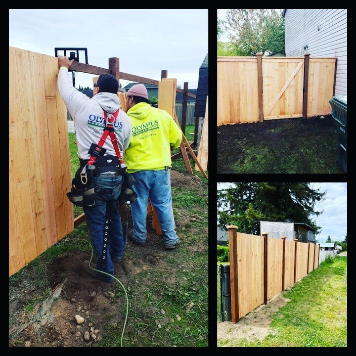 Time to get that fence redone? look no further! Olympus Services can take care of all your Fencing, Decking, and Concrete Needs! Feel free to give us a call at (206) 854-0164 or swing by our website and fill out the form! Free Estimates! We look forw