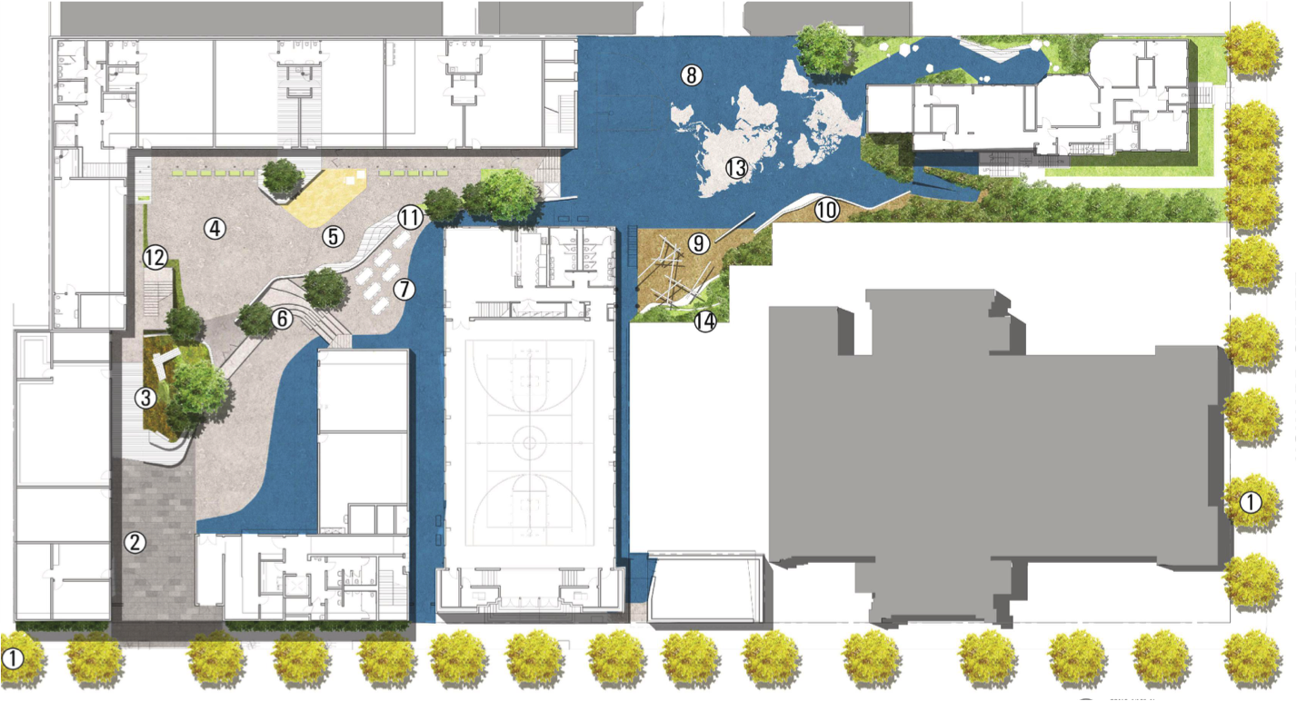 Campus site plan