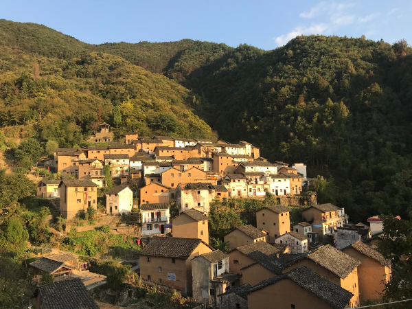 Our 5th graders will start their&nbsp; travels in the Yellow Mountains. This is the view from the window of the hostel we will stay in.