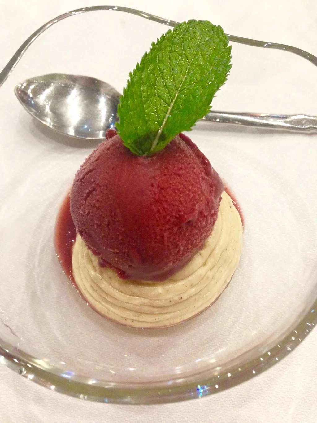Raspberry Dessert Restaurante Tobiko Toledo