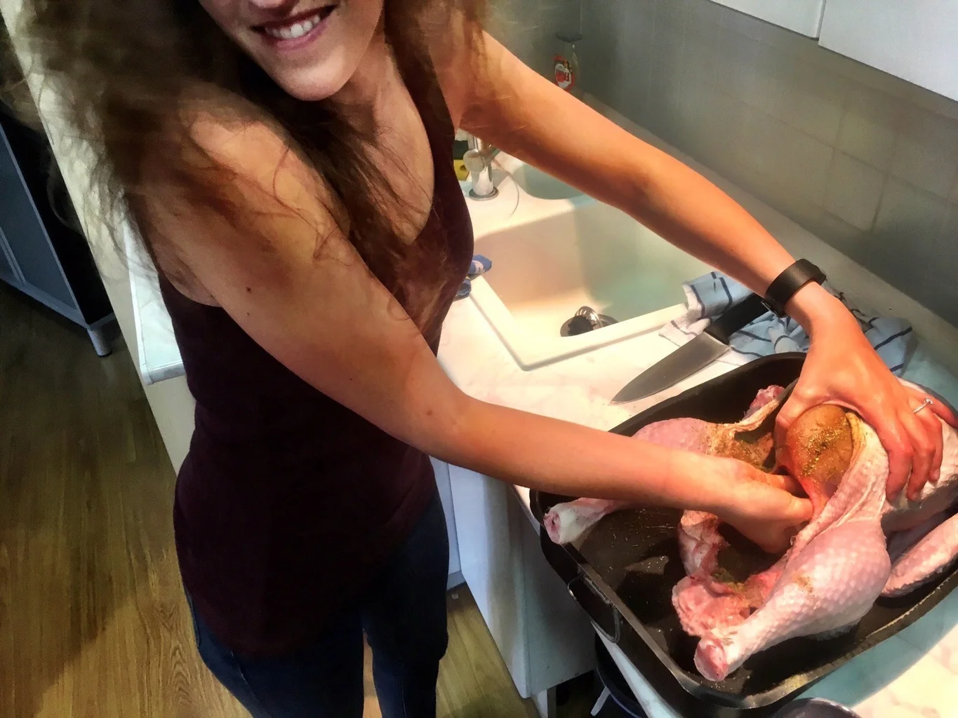Prepping the Turkey