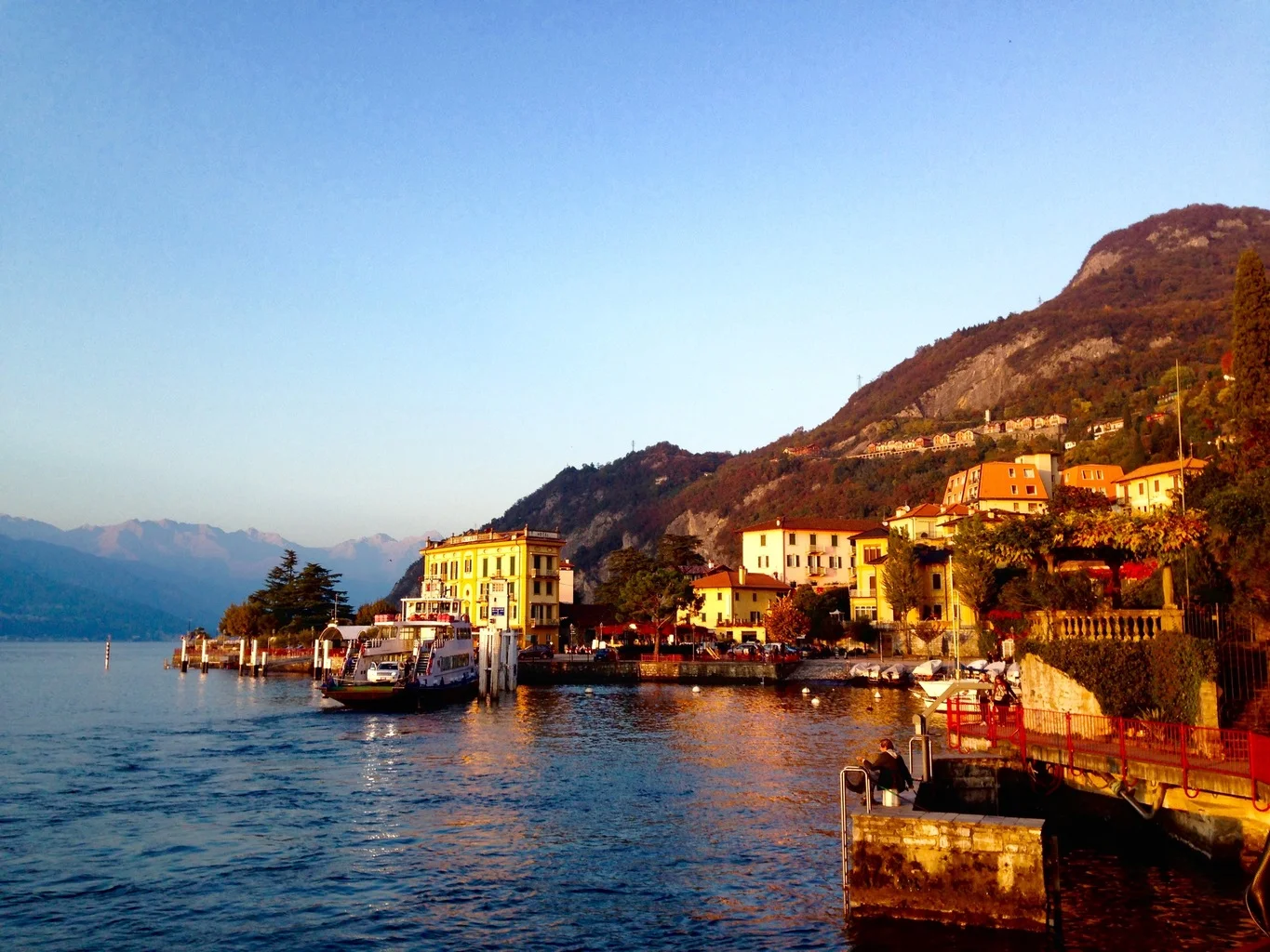 Varenna from Lake View Lake Como