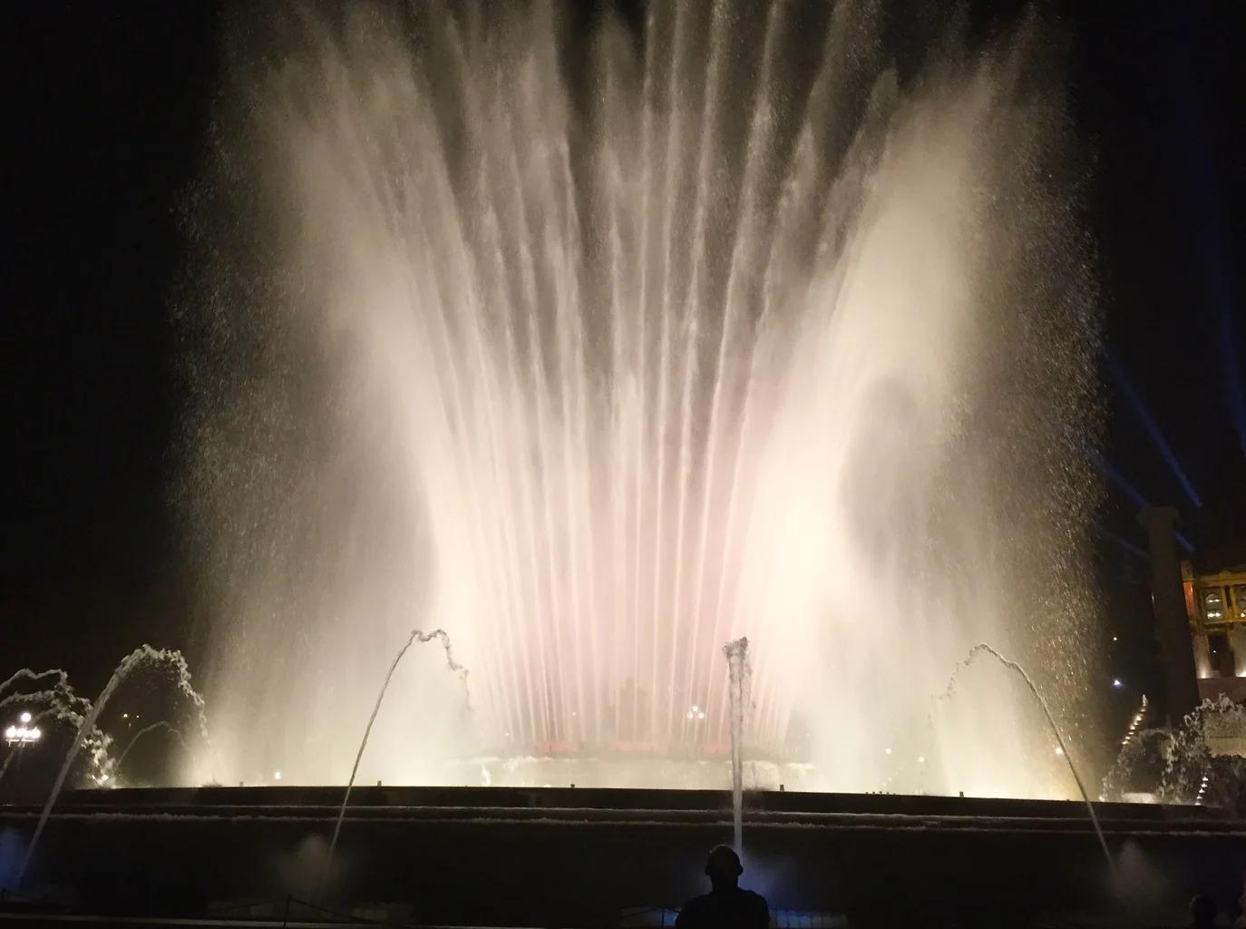 Magic Fountain Plaza de España Barcelona Christmas is Barcelona