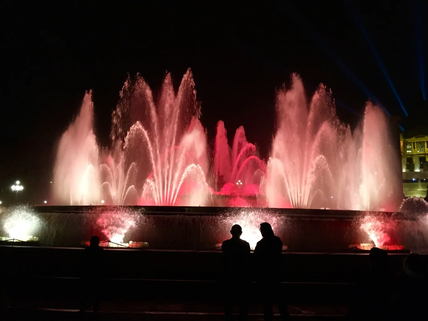 Magic Fountain Plaza de España Barcelona Christmas is Barcelona