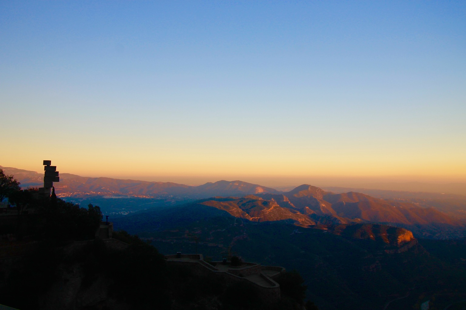 Montserrat at Sunset
