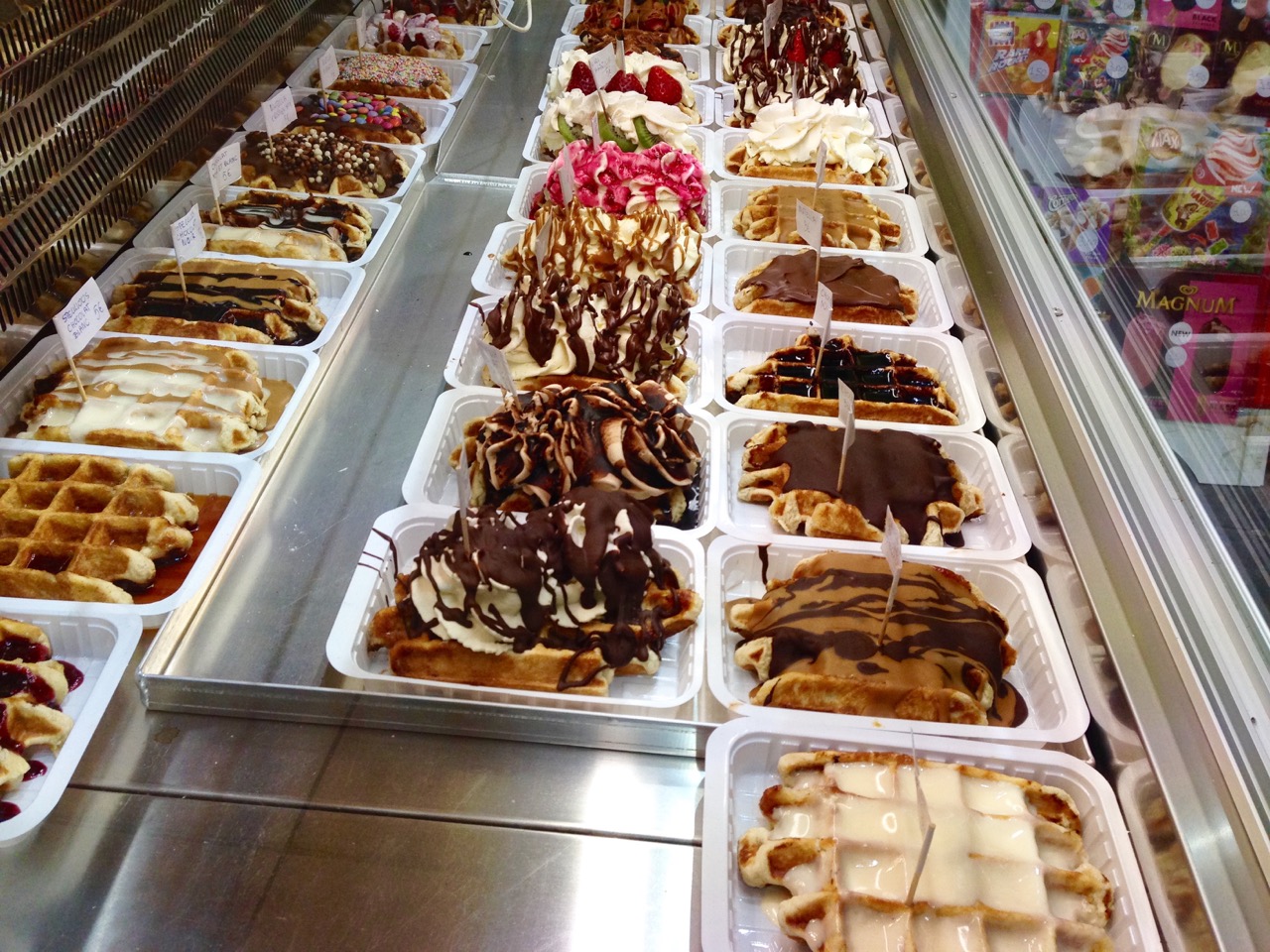 Brussels Waffle Stands Belgian Waffles