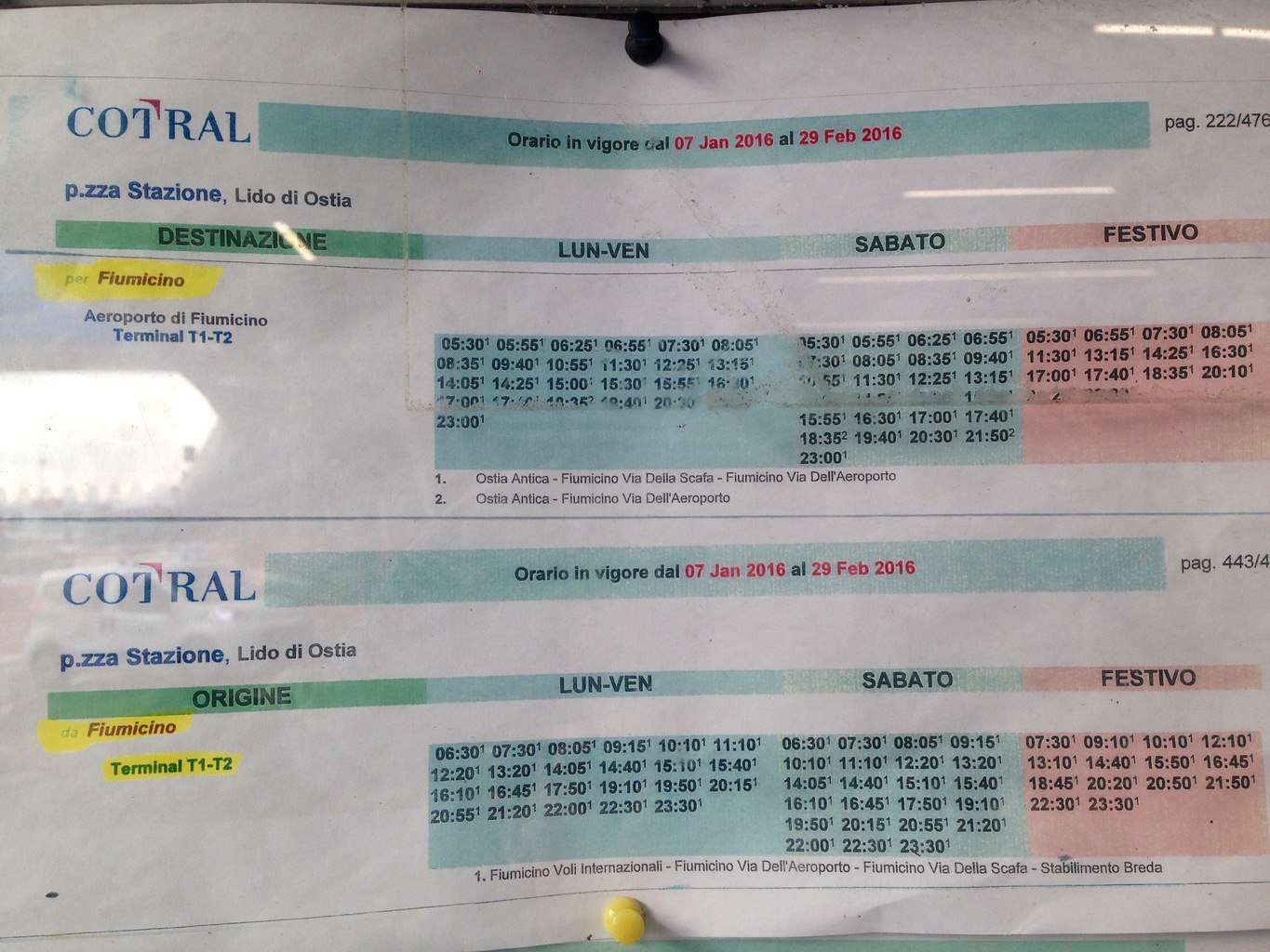 Ostia Antica Cortal Bus Schedule