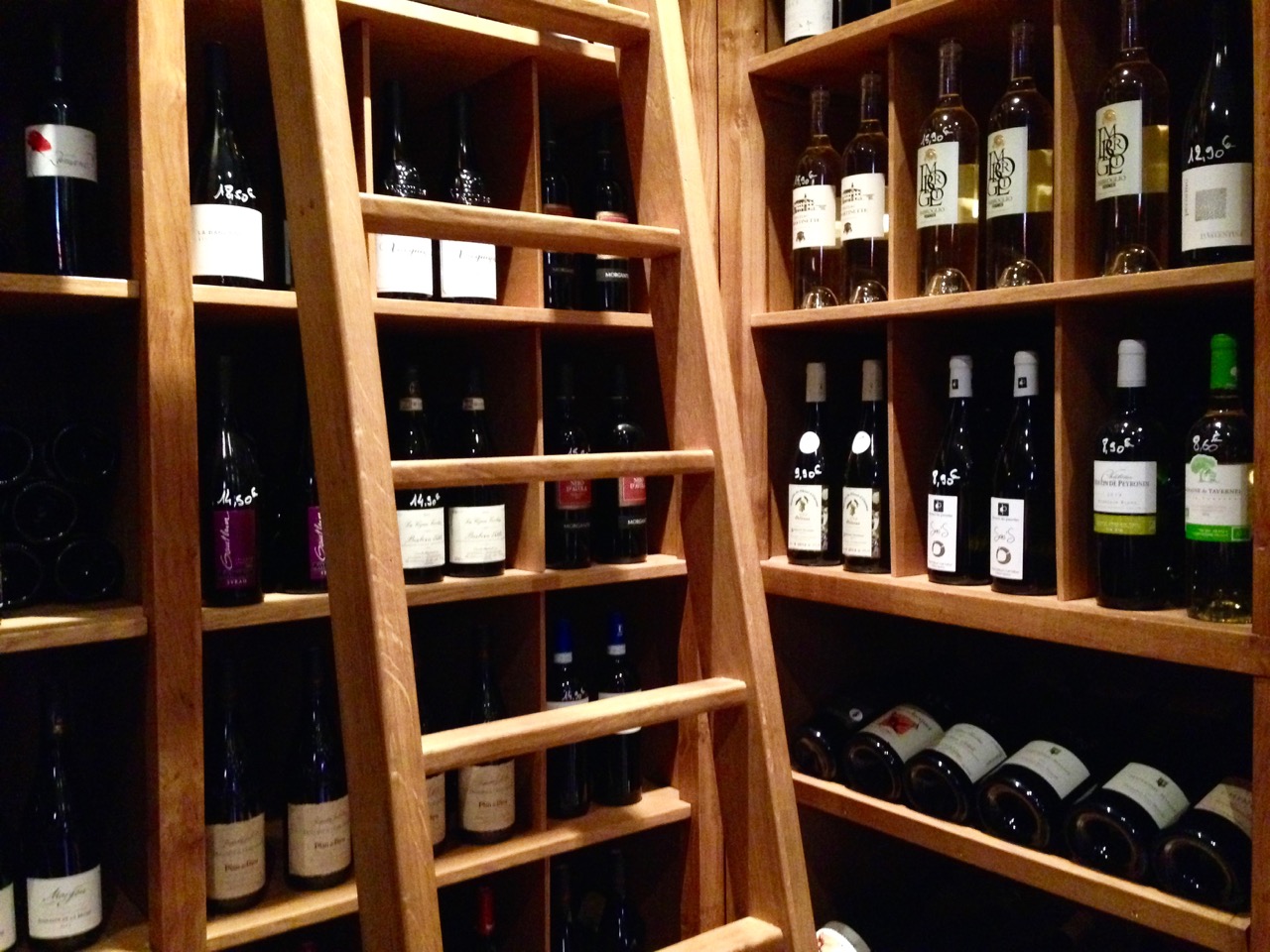 Wine Bar Eating in Paris