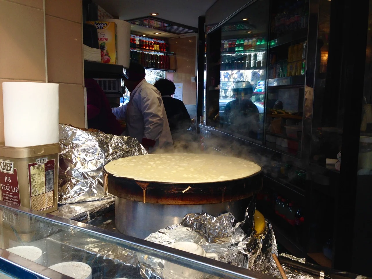 Crepes Eating in Paris