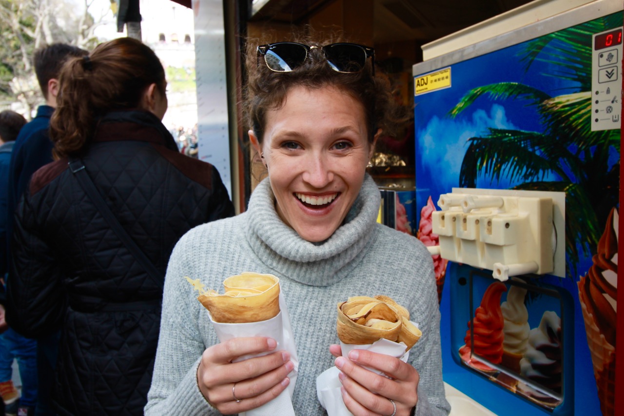 Crepes in Paris Crepes Eating in Paris